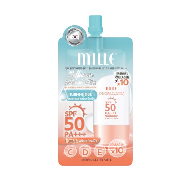 Mille Snail Collagen Watery Sunscreen SPF50 PA+++ Sachet 6g. Оригинал