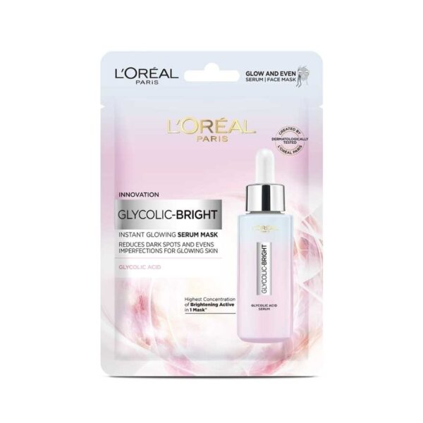 L'Oreal Paris Glycolic-Bright Instant Glowing Serum Mask 1'S Оригинал