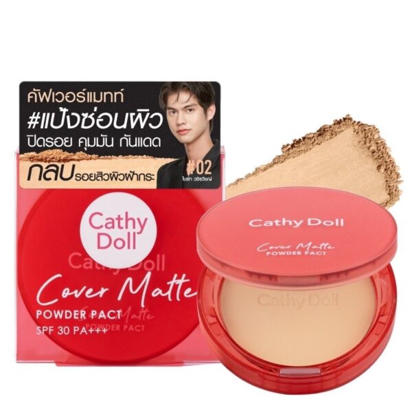 Cathy Doll Cover Matte SPF30 PA Powder02 Оригинал