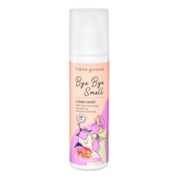 Cute Press Bye Bye Smell Linen Mist 240ml. Fresh Fruity Оригинал