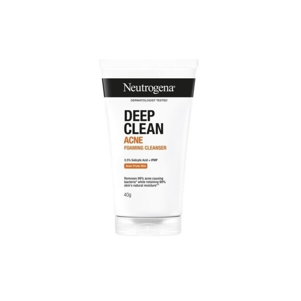 Neutrogena Deep Clean Acne Foaming Cleanser 40 G. Оригинал