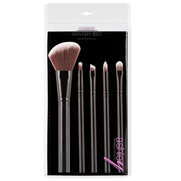 Ashley Material Brush Set 5Pcs 02 Black Оригинал