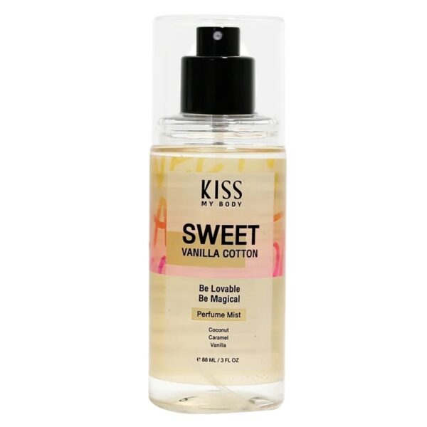 Kiss My Body Perfume Mist Sweet Vanilla Cotton 88 Ml. สเปรย์น้ำหอม Оригинал