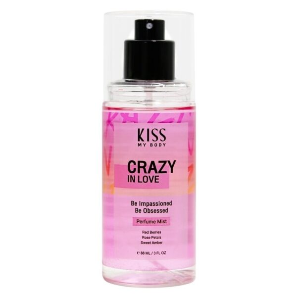 Kiss My Body Perfume Mist Crazy In Love 88 Ml. สเปรย์น้ำหอม Оригинал