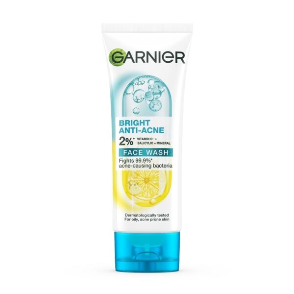 Garnier Bright Anti-Acne Face Wash 100 Ml. Оригинал