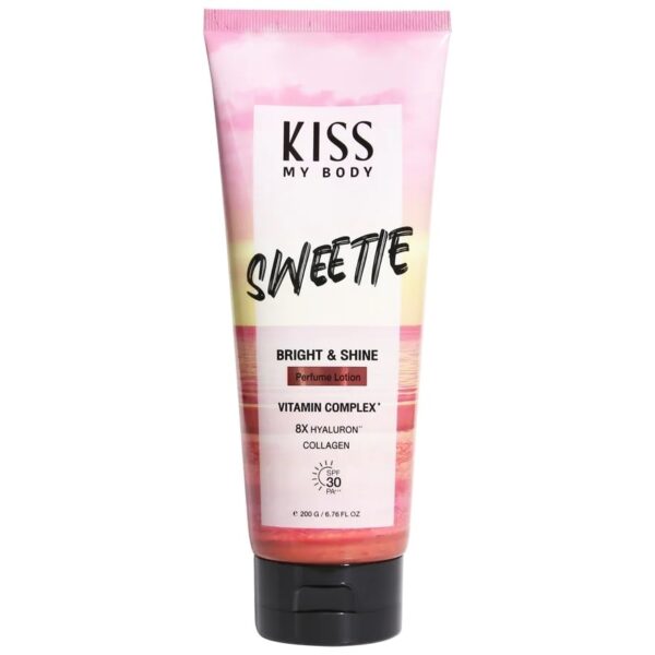 Kiss My Body Bright  Shine Perfume Lotion SPF 30 PA+++ Sweetie 200 G. โลชั่นน้ำหอม Оригинал