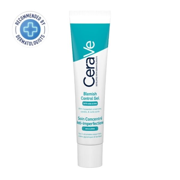 Cerave Blemish Control Gel with AHA  BHA 40 ml. Facial moisturizer for blemish-prone Оригинал