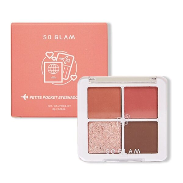 #So Glam Petite Pocket Eyeshadow 02 Оригинал