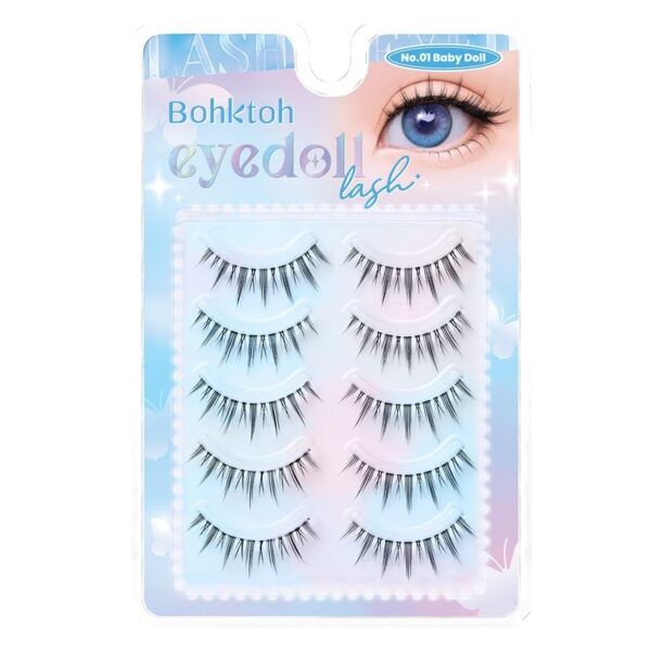 Bohktoh Eyedoll Lash 5pairs 01 Baby Doll Оригинал