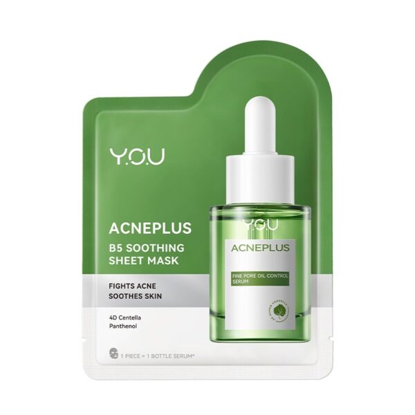 Y.O.U Acne Plus B5 Soothing Sheet Mask 1 Sheet Оригинал