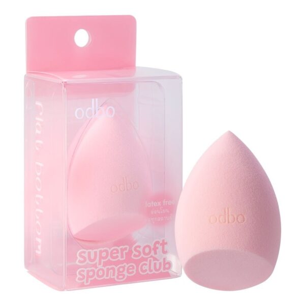 Odbo Super Soft Sponge Club 1pcs. Pink Оригинал