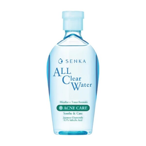 Senka A.L.L. Clear Water Micellar + Toner Formula Acne Care 230 Ml. Оригинал