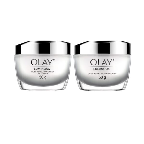 Olay Luminous Light Perfecting Day Cream SPF 15 PA++ 50 G.+Night Cream 50 G. Оригинал