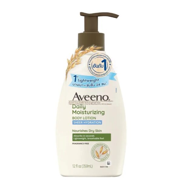 Aveeno Daily Moisturizing Lotion Sheer Hydration 350 ml. Nourishes Dry Skin Оригинал