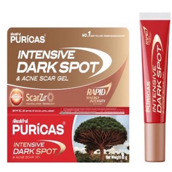 Puricas Intensive Dark Spot  Acne Scar Gel 8G Оригинал