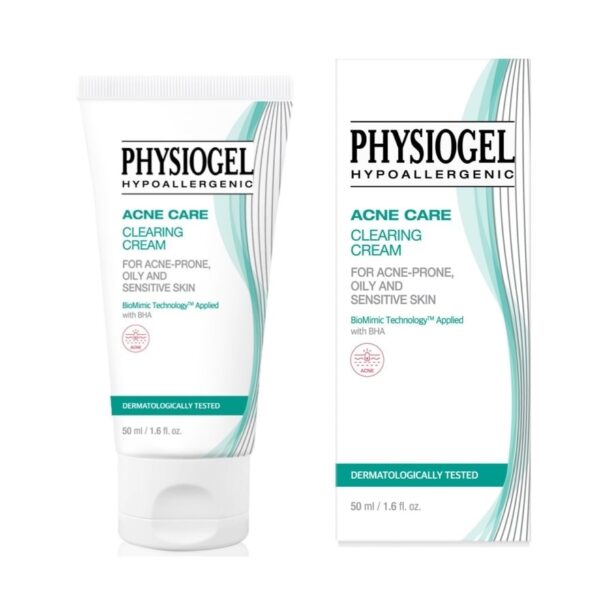 Physiogel Acne Care Clearing Cream for Acne Oily and Sensitive skin 50 ml. Оригинал