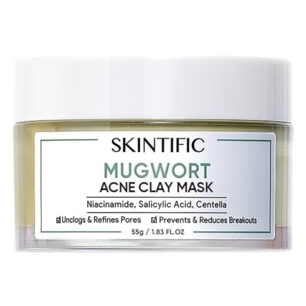 Skintific Mugwort Ance Clay Mask 55 g. Оригинал