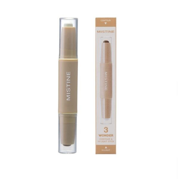 Mistine 3-Wonder Contour  Hi-Light Stick 3.9g. Chocolate-Ivory Оригинал