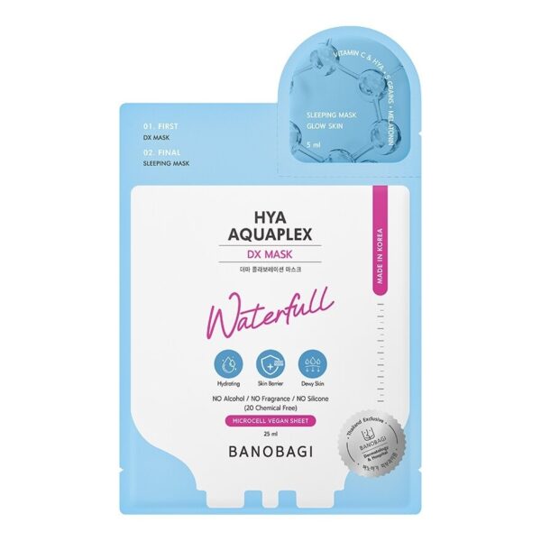 Banobagi DX Mask Hya Aquaplex 1's แผ่นมาสก์หน้า สลีปปิ้งมาสก์ Оригинал