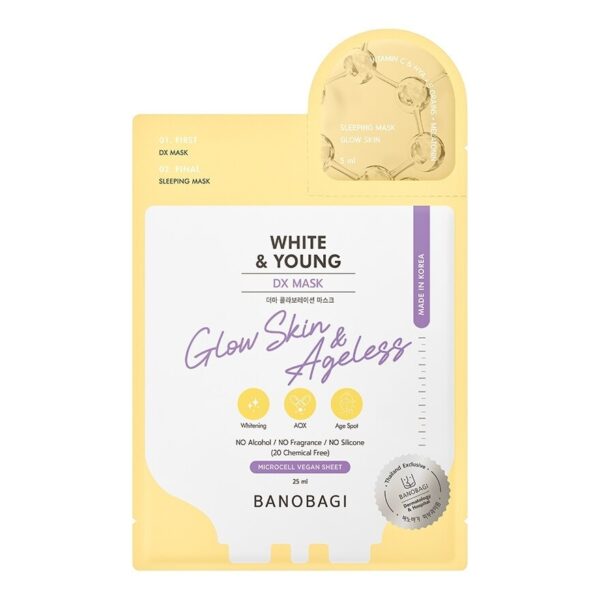 Banobagi DX Mask White  Young 1's แผ่นมาสก์หน้า สลีปปิ้งมาสก์ Оригинал