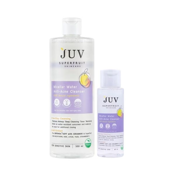 JUV Micellar Water Anti-Acne Cleanser 500 Ml.+80 Ml. Оригинал