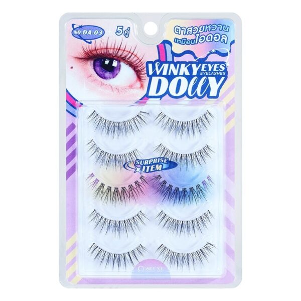 Cosluxe Winky Eyes Dolly Eyelashes 5Pairs DA-03 Оригинал