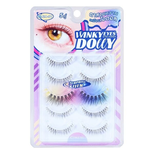 Cosluxe Winky Eyes Dolly Eyelashes 5Pairs DA-01 Оригинал