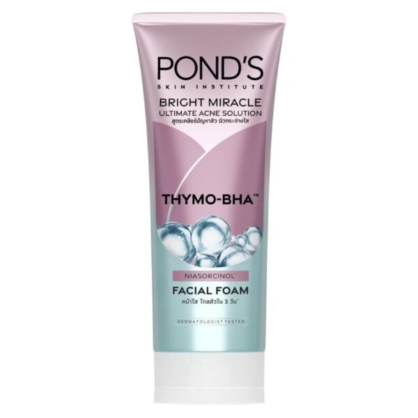Pond'S Bright Miracle Ultimate Acne Solution THYMO-BHA Facial Foam 90 G. Оригинал