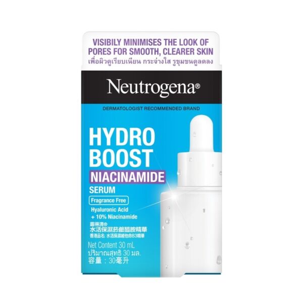 Neutrogena Hydro Boost Niacinamide Serum 30 Ml. เซรั่ม ผิวดูเรียบเนียน กระจ่างใส Оригинал