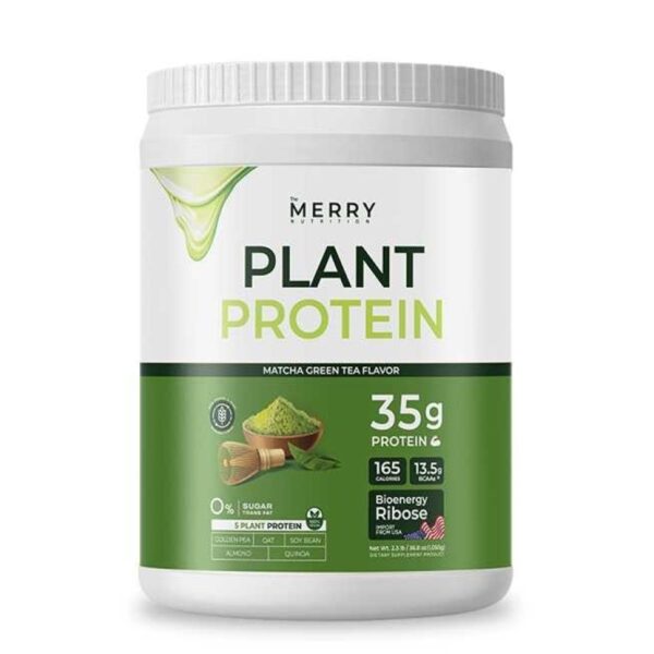 The Merry Nutrition Plant Protein Macha Flavor 1050 g. Оригинал
