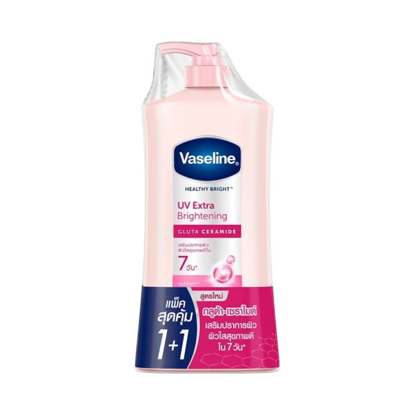 Vaseline Healthy Bright UV Extra Brightening Gluta Ceramide 490 Ml.Twin Pack Оригинал