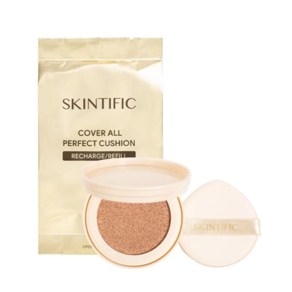 Skintific Cover All Perfect Cushion Refill SPF 35 PA++++ 03A  ALMOND Оригинал