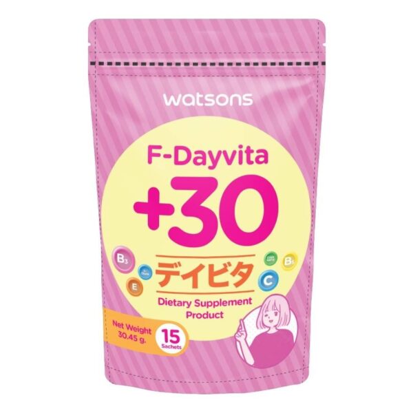 Watsons F-Dayvita +30 (Dietary Supplement Product) 15 Sachets Оригинал