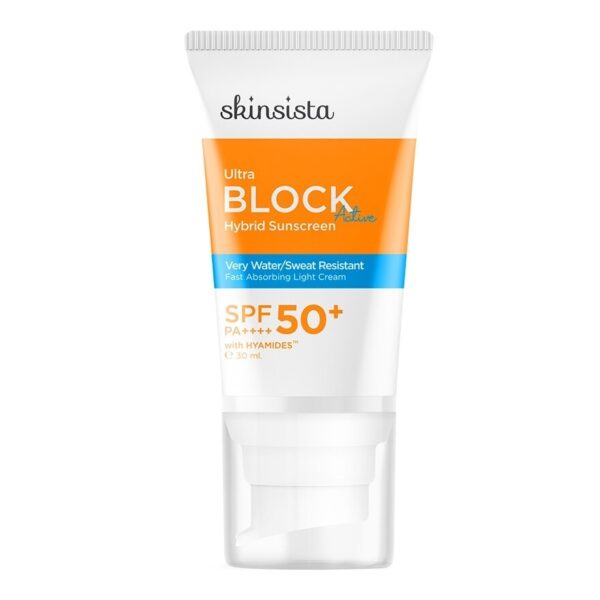 Skinsista Ultra Block Active Hybrid Sunscreen SPF50+ PA++++ 30 Ml. Оригинал