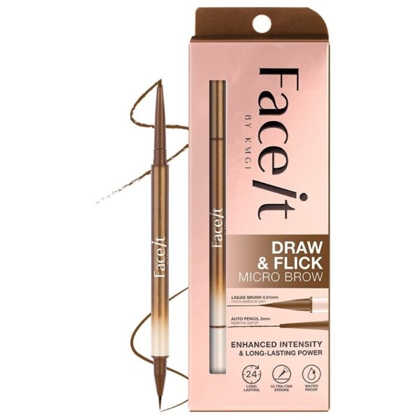 #Face It Draw & Flick Micro Brow 0.4g 01 Оригинал