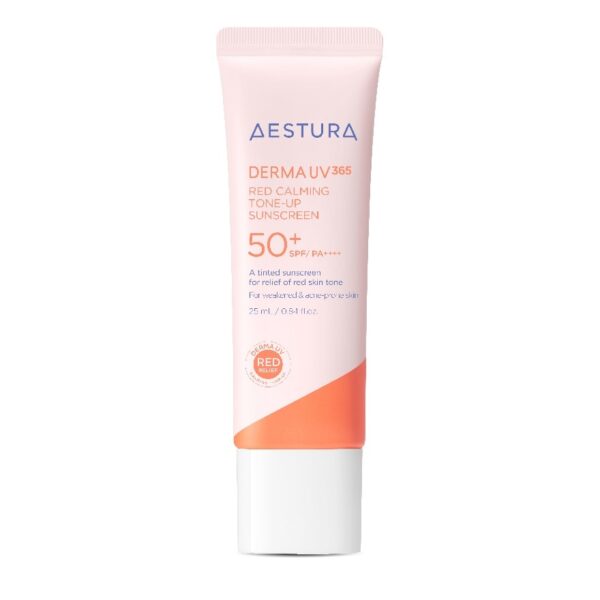 Aestura Derma UV365 Red Calming Tone-Up Sunscreen SPF50+/PA++++ 25 mL Оригинал