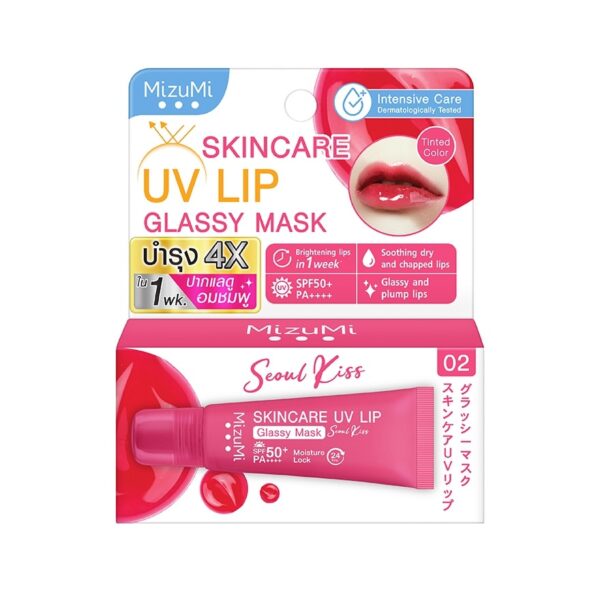 MizuMi UV Lip Glassy Mask Seoul Kiss 8 ml. Оригинал