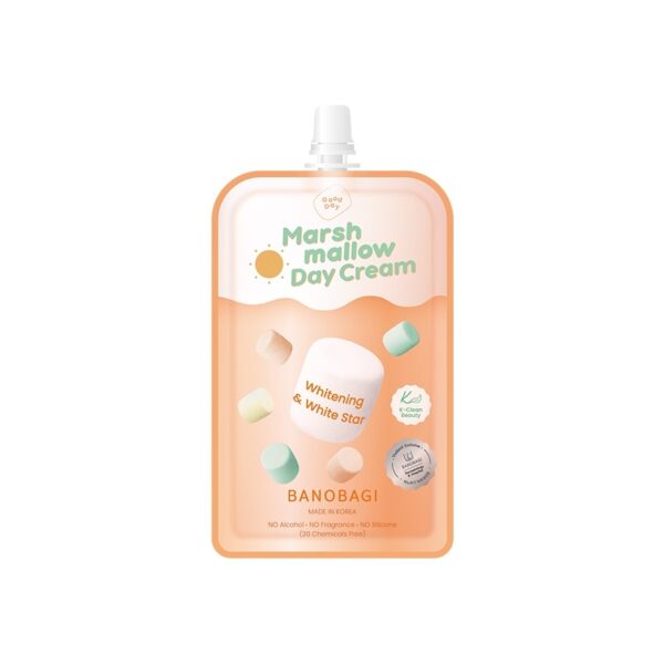 Banobagi Marshmallow Day Cream Whitening White Star 12 Ml. ผิวไบรท์ เปล่งประกายออร่า Оригинал