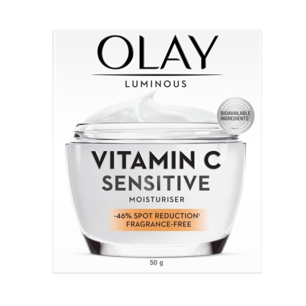 Olay Luminous Vitamin C Sensitive Moisturiser 50 G. Оригинал