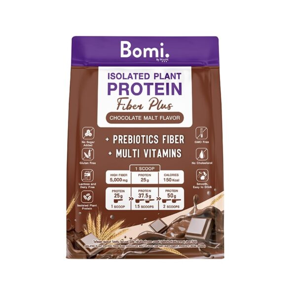 Bomi Isolated Plant Protein Fiber Plus Chocolate Malt Flavor 520 g. Оригинал