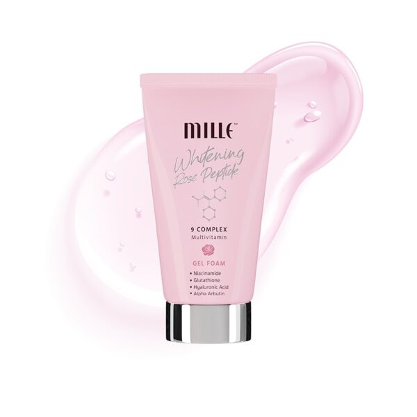 Mille Whitening Rose Peptide 9 Complex Gel Foam 100g. Оригинал