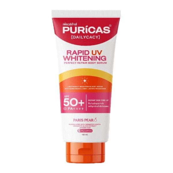 Puricas Rapid UV Whitening Perfect Repair Body Serum 180 ml. Оригинал