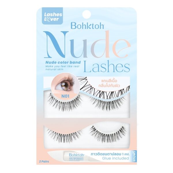 Bohktoh Nude Lashes 2Pairs N01 Оригинал