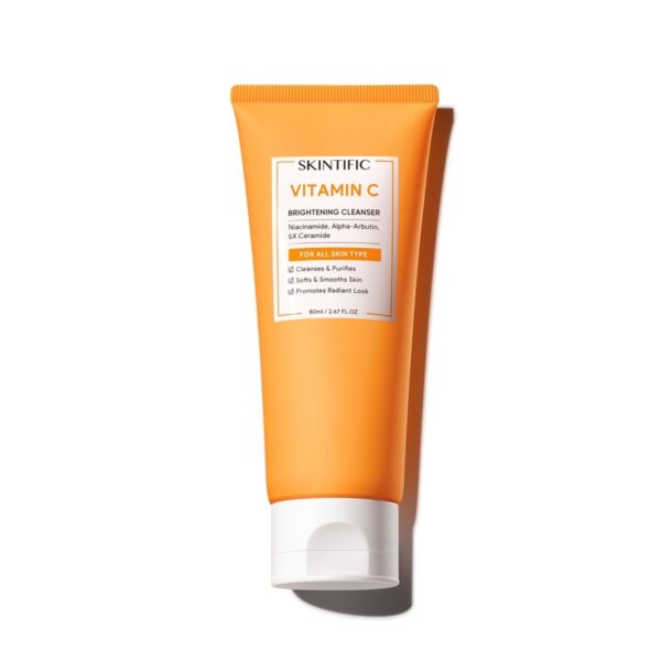 Skintific Vitamin C Brightening Glow Cleanser 80 ml. Оригинал