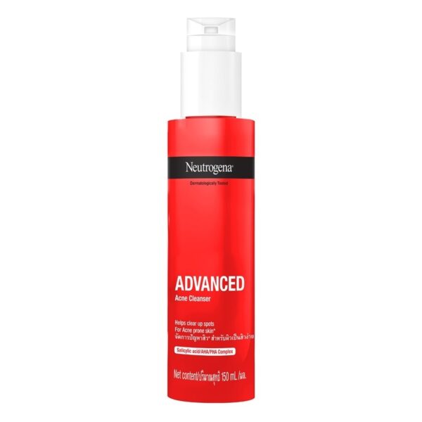 Neutrogena Advanced Acne Cleanser 150 Ml. จัดการปัญหาสิว ผิวเป็นสิวง่าย Оригинал
