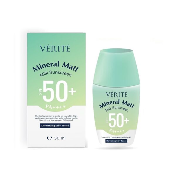 Verite Mineral Matt Milk Sunscreen SPF 50+ PA++++ 30 ml. Оригинал