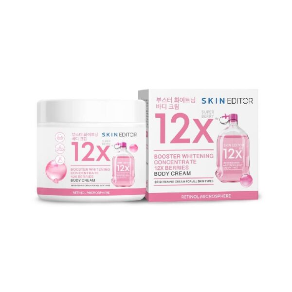 Skin Editor Booster Whitening Concentrate 12X Berries Cream 200ml. Оригинал
