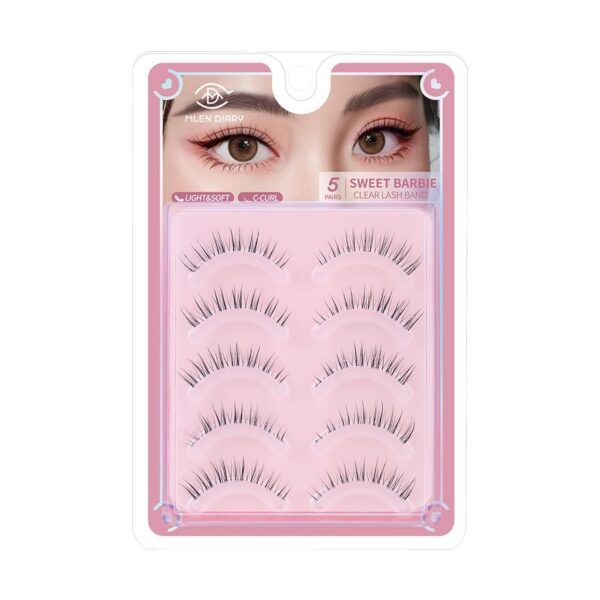 Mlen Diary Strips Lashes Series Eyelashes 5Pairs Sweet Barbie Оригинал