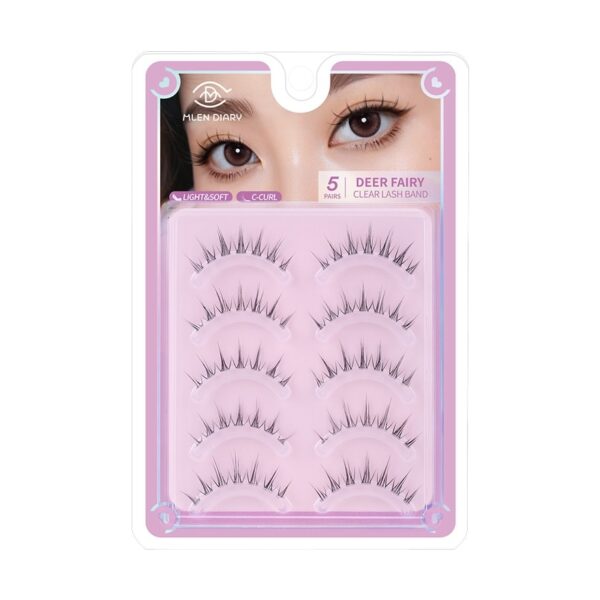 Mlen Diary Strips Lashes Series Eyelashes 5Pairs Deer Fairy Оригинал