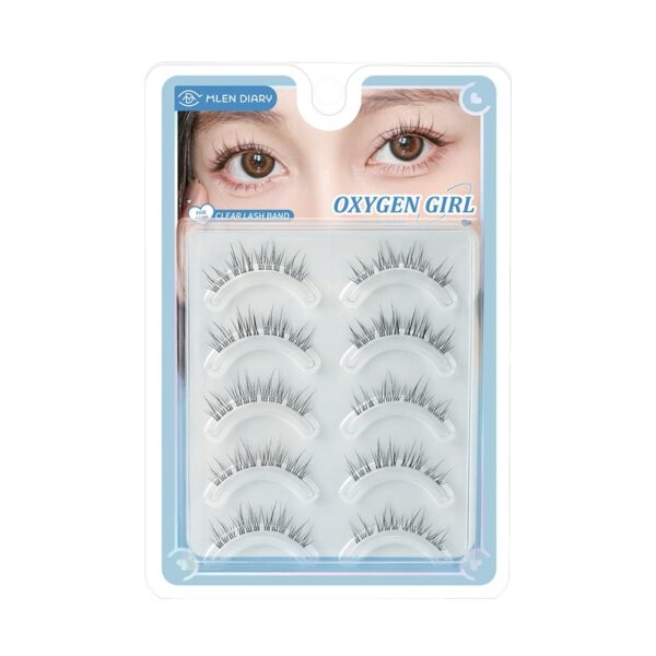 Mlen Diary Strips Lashes Series Eyelashes 5Pairs Oxygen Girl Оригинал